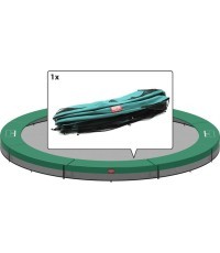Inground Padding Berg Favorit 270, Green, 8 Sections
