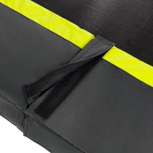 EXIT Silhouette trampoline ø366cm - black Outdoor Round Coil spring Above ground trampoline