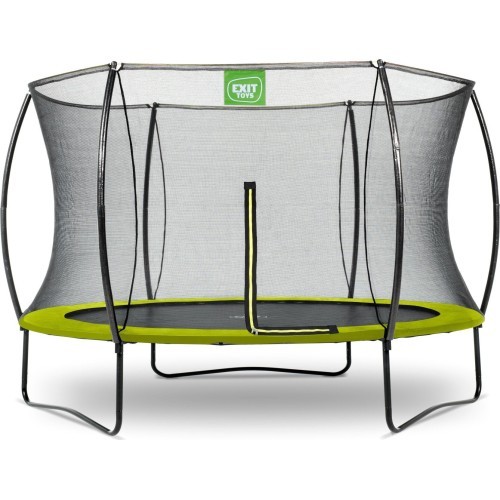 EXIT Silhouette trampoline ø305cm - green Outdoor Round Coil spring Above ground trampoline
