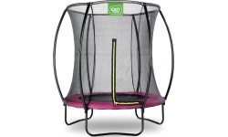 EXIT Silhouette trampoline ø183cm - pink Outdoor Round Coil spring Above ground trampoline