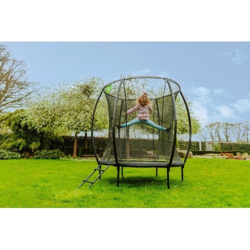 EXIT Silhouette trampoline ø183cm - pink Outdoor Round Coil spring Above ground trampoline