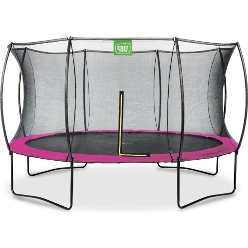 EXIT Silhouette trampoline ø366cm - pink Outdoor Round Coil spring Above ground trampoline