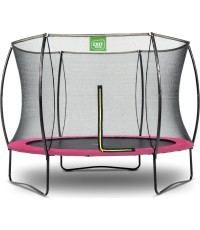 Батут EXIT Silhouette ø244 см – розовый