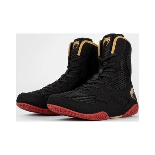 Venum Contender Boxing Shoes - Black/Gold/Red