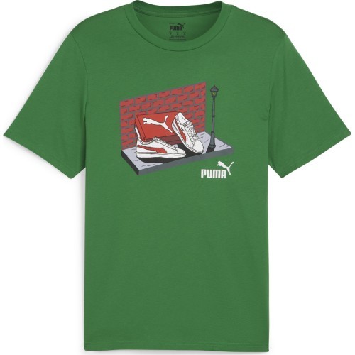 Puma Graphics Sneaker Men's T-Shirt Green 680175 86