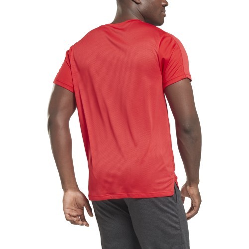Мужская футболка Reebok Wor SS Tech Tee, красная HK4445