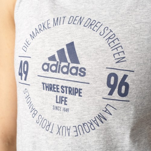 Adidas Palaidinė Logo Tee Grey Heather BP8392