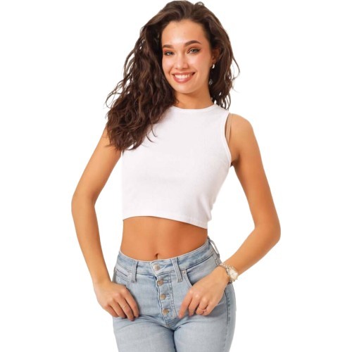 Glo Story Women's Blouse White WBX 4435-2