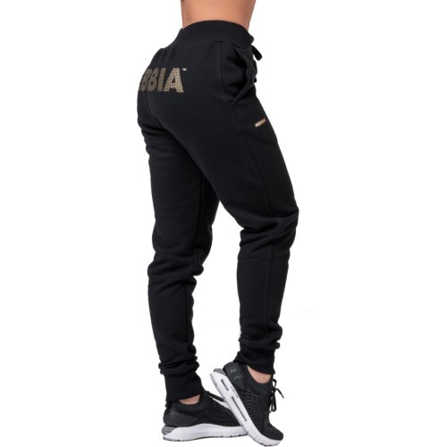 Женские спортивные брюки Nebbia Gold Classic 826 - Black