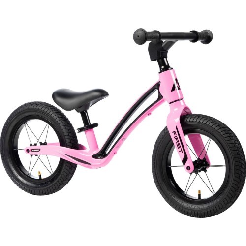 Karbon First pink-black balance bike