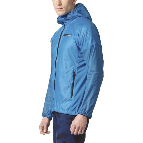 Adidas Agravic Alpha Hooded Shield Jacket Blue BS0027