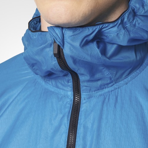 Adidas Agravic Alpha Hooded Shield Jacket Blue BS0027
