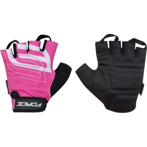 Спортивные перчатки FORCE (розовые) M