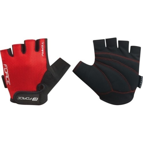 FORCE Terry gloves (red/black) S