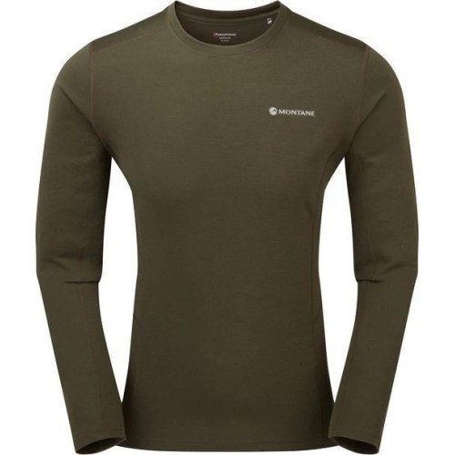 Vyriški marškinėliai Montane Dart Long Sleeve - Tamsiai žalia
