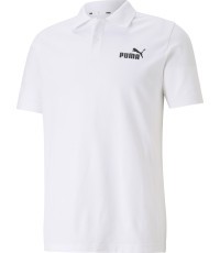 Мужская рубашка поло Puma Ess Pique белая 586674 02