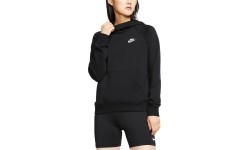 Nike Džemperis Moterims Nsw Essntl Flc Fnl Hoodie Black BV4116 010