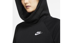Nike Džemperis Moterims Nsw Essntl Flc Fnl Hoodie Black BV4116 010
