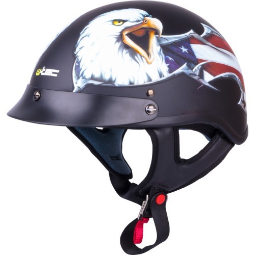 Motorcycle Helmet W-TEC V531 - Black-Eagle