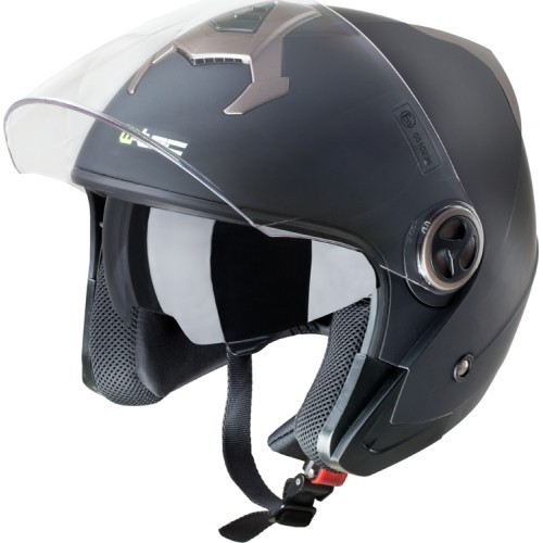 Мотоциклетный шлем W-TEC YM-623 - Matt Black-Bronze