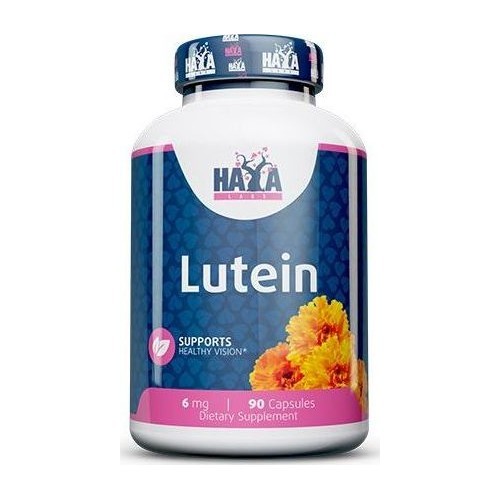 Haya Labs Lutein 90 kaps. (Liuteinas, serentis stambiažiedis)