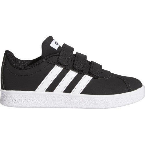 Детские кроссовки Adidas VL Court 2.0 CF C чёрные GZ3324