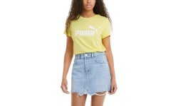 Puma Palaidinė Moterims Ess Logo Tee Yellow 586775 38