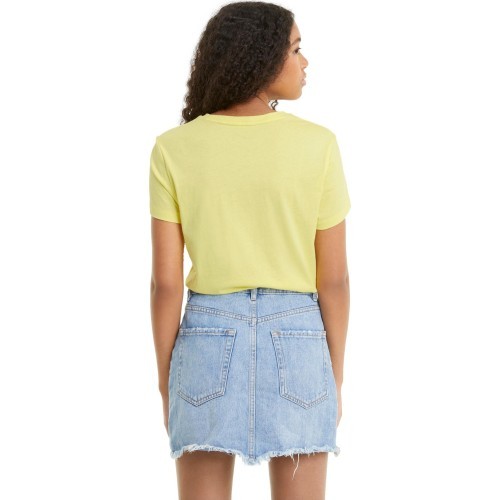 Puma Palaidinė Moterims Ess Logo Tee Yellow 586775 38