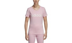 Женская футболка Adidas W D2m Lo Tee Pink DU2081