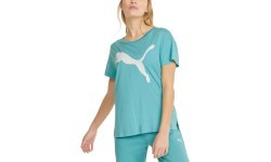 Женская футболка Puma Rtg Logo Tee Porcelain Mint 586454 61
