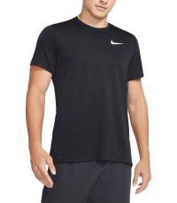Мужская футболка Nike Dri-FIT Superset с коротким рукавом, чёрная
