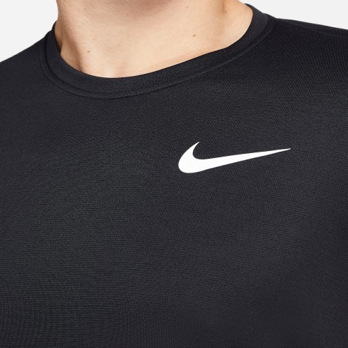 Мужская футболка Nike Dri-FIT Superset с коротким рукавом, чёрная