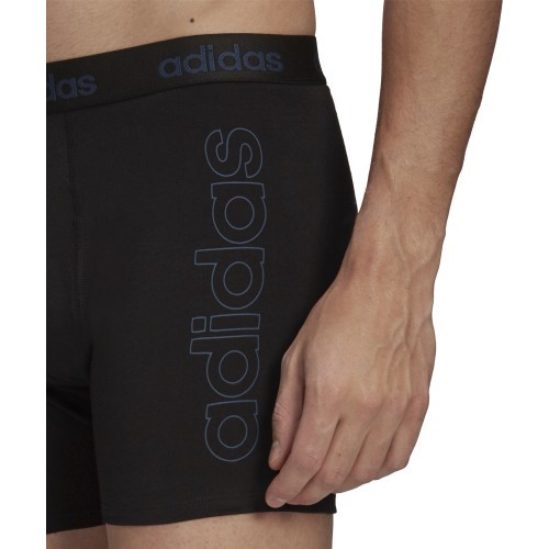 Мужские трусы Adidas GFX Brief 2 шт. чёрные/синие H35742