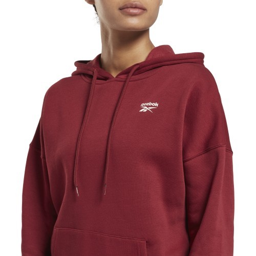 Женский свитшот Reebok Ri Fleece Hoody Bordeaux HN6862