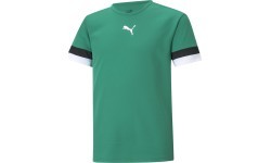Puma TeamRise Jersey Green Kids' Shirt 704938 05