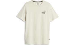 Мужская футболка Puma Ess Small Logo Tee бежевая 586669 88