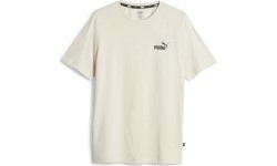 Puma Ess Small Logo Tee Men's T-Shirt Beige 586669 88
