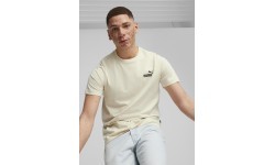 Puma Ess Small Logo Tee Men's T-Shirt Beige 586669 88