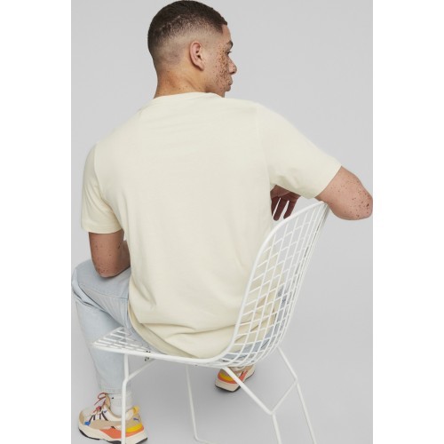 Мужская футболка Puma Ess Small Logo Tee бежевая 586669 88