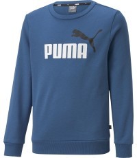 Толстовка подростковая Puma Ess+ 2 Col Big Logo, синяя, 586986 17