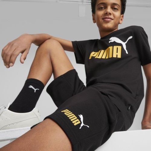Шорты подростковые Puma Ess+ 2 Col чёрные 586989 91