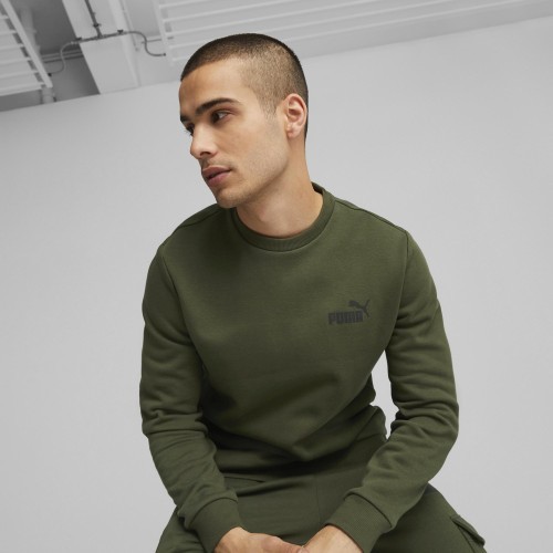 Puma Men's Sweatshirt Ess Small Logo Crew Fl Green 586683 31