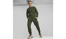 Puma Džemperis Vyrams Ess Small Logo Crew Fl Green 586683 31