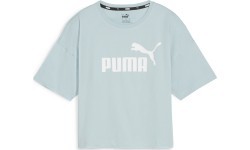 Женская футболка Puma Ess Cropped Logo мятная 586866 22