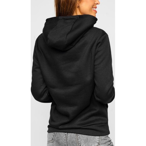 J.Style Women's Sweatshirt Black 68W02-3