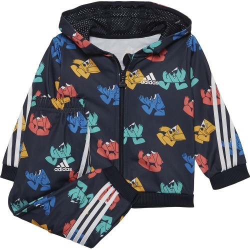 Детский спортивный костюм Adidas I Fi Shiny Jog, чёрный HF1971