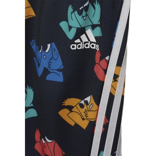 Adidas I Fi Shiny Jog Kids' Tracksuit Black HF1971