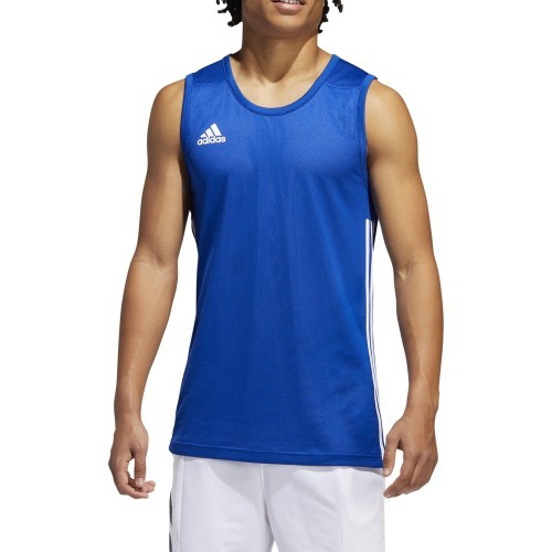 Баскетбольная футболка Adidas 3G Spee Rev Jrs Blue White DY6593