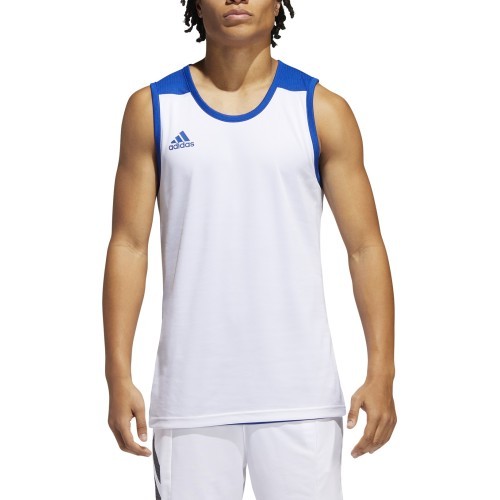 Adidas 3G Spee Rev Jrs Basketball Jersey Blue White DY6593