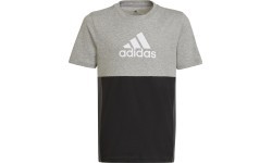 Детская футболка Adidas U CB Tee чёрно-серая HN8561